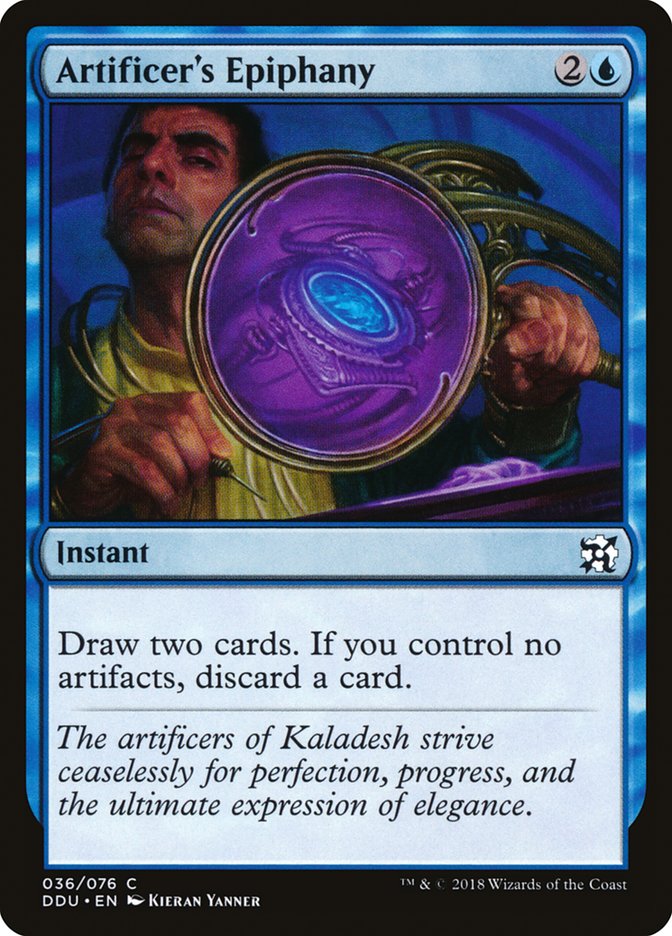 Artificer's Epiphany [Duel Decks: Elves vs. Inventors] | L.A. Mood Comics and Games