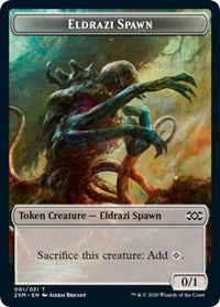 Eldrazi Spawn // Myr (007) Double-Sided Token [Double Masters Tokens] | L.A. Mood Comics and Games