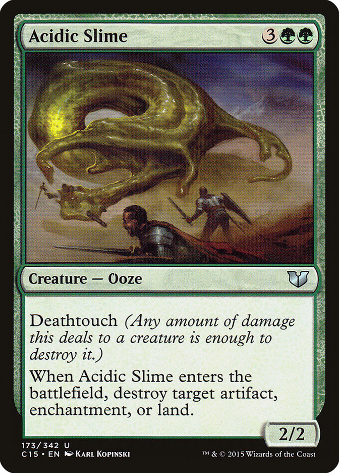 Acidic Slime [Commander 2015] | L.A. Mood Comics and Games