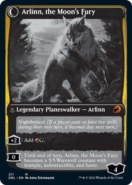 Arlinn, the Pack's Hope // Arlinn, the Moon's Fury [Innistrad: Double Feature] | L.A. Mood Comics and Games
