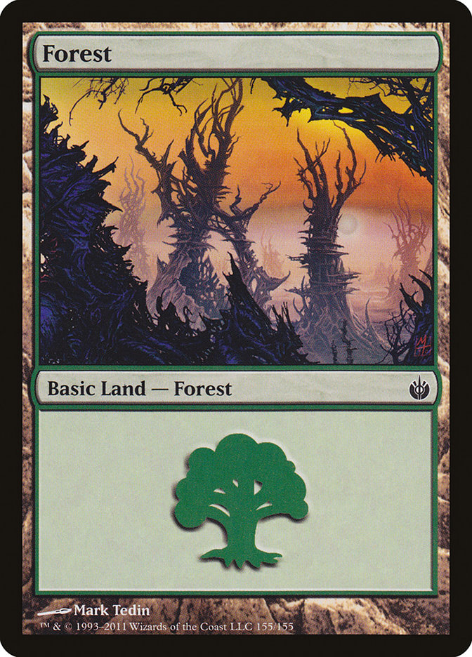 Forest (155) [Mirrodin Besieged] | L.A. Mood Comics and Games