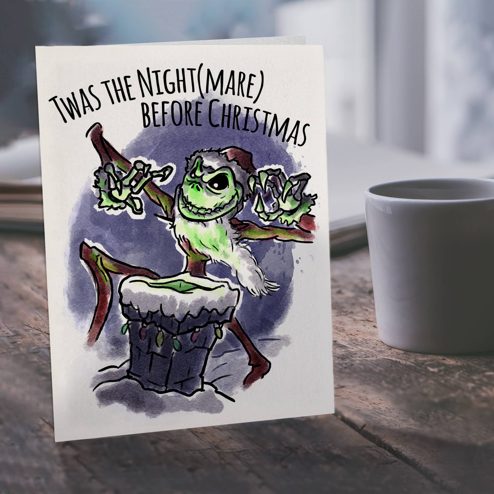 "Twas the Night before Christmas" - Horror Movie Xmas Card | L.A. Mood Comics and Games