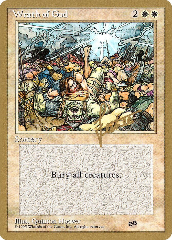 Wrath of God (Bertrand Lestree) (SB) [Pro Tour Collector Set] | L.A. Mood Comics and Games
