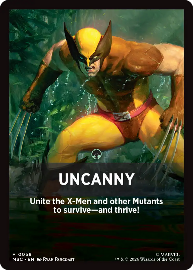 Uncanny Theme Card [Marvel Super Heroes Commander] | L.A. Mood Comics and Games