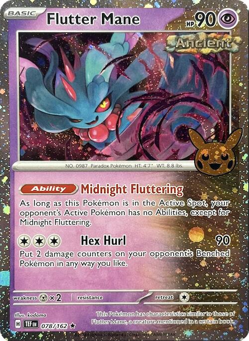 Flutter Mane (078/162) (Cosmos Holo) [Trick or Trade 2024] | L.A. Mood Comics and Games