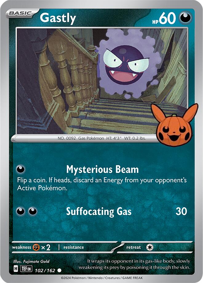 Gastly (102/162) [Trick or Trade 2024] | L.A. Mood Comics and Games