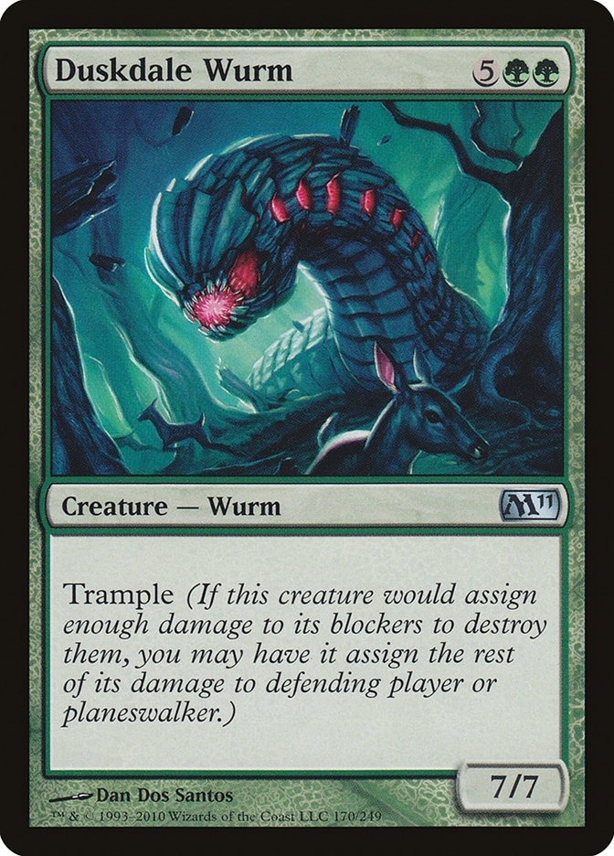 Duskdale Wurm [Magic 2011] | L.A. Mood Comics and Games