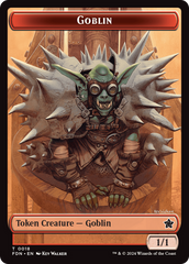 Goblin // Treasure Double-Sided Token [Foundations Tokens] | L.A. Mood Comics and Games