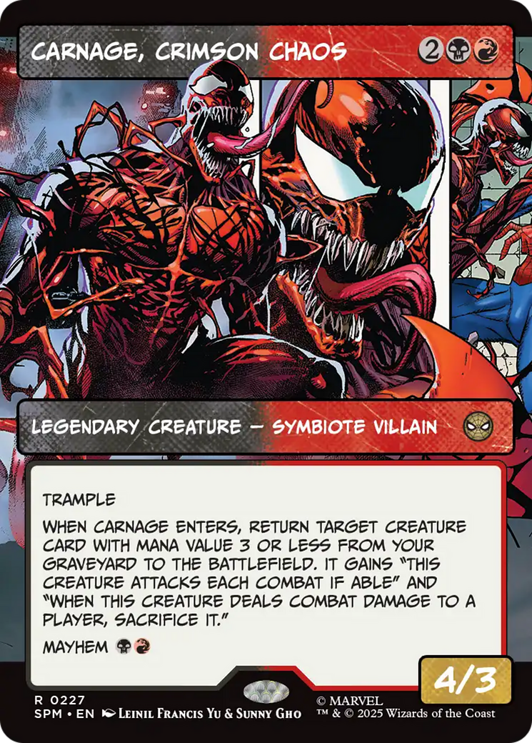 Carnage, Crimson Chaos (Borderless) [Marvel's Spider-Man] | L.A. Mood Comics and Games