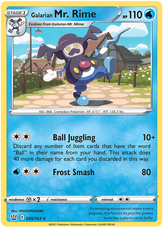 Galarian Mr. Rime (035/163) [Sword & Shield: Battle Styles] | L.A. Mood Comics and Games