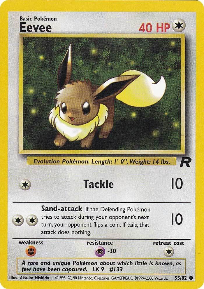 Eevee (55/82) [Team Rocket Unlimited] | L.A. Mood Comics and Games