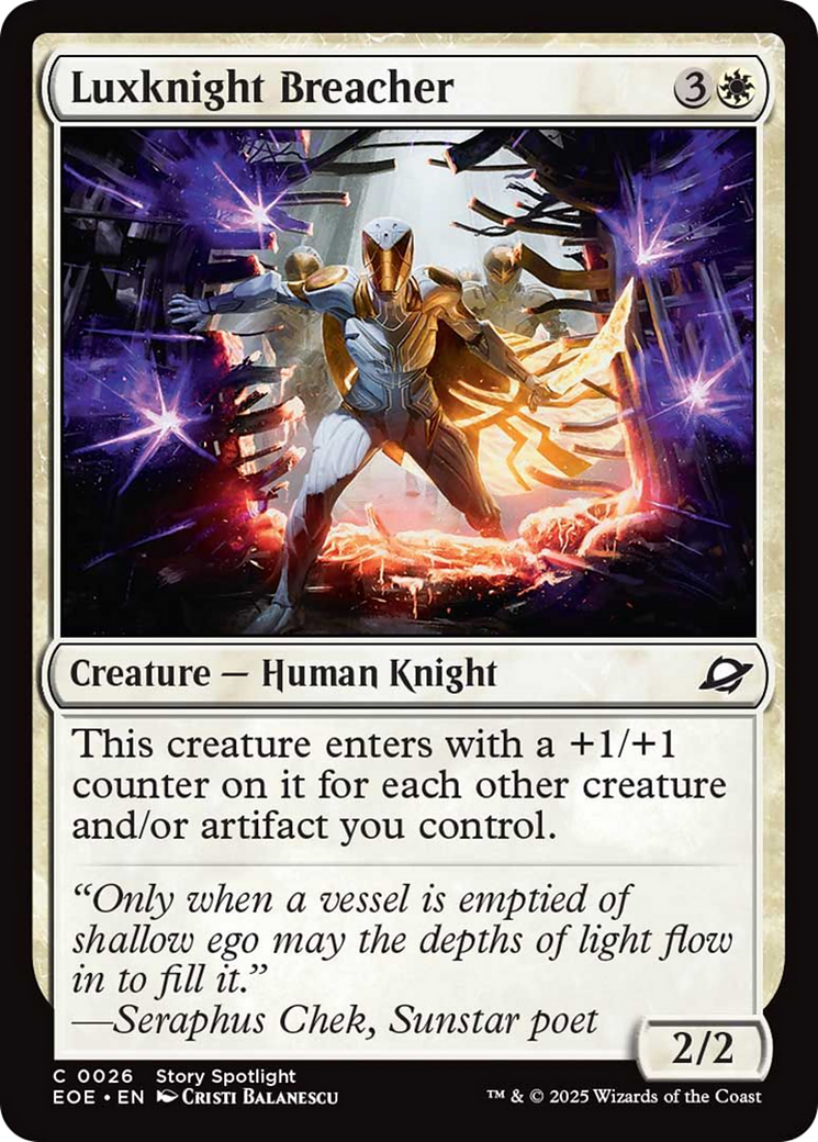 Luxknight Breacher [Edge of Eternities] | L.A. Mood Comics and Games