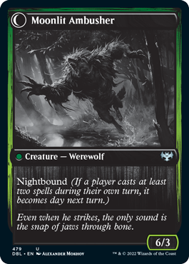 Oakshade Stalker // Moonlit Ambusher [Innistrad: Double Feature] | L.A. Mood Comics and Games