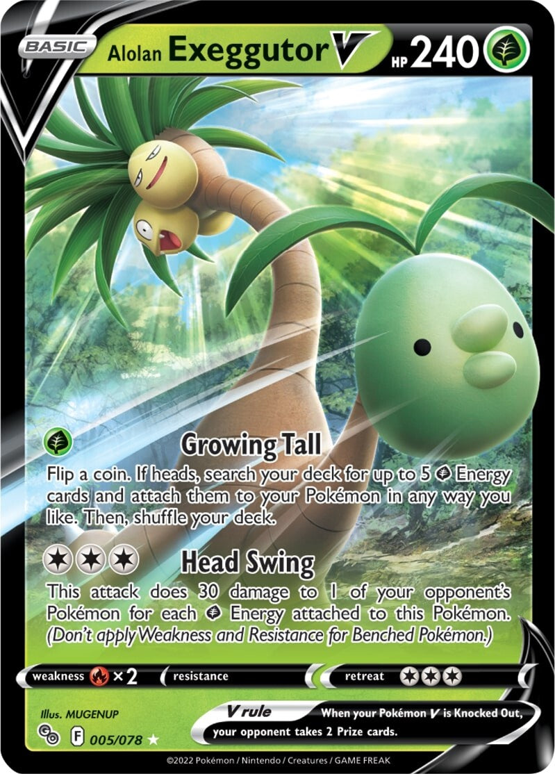 Alolan Exeggutor V (005/078) [Pokémon GO] | L.A. Mood Comics and Games