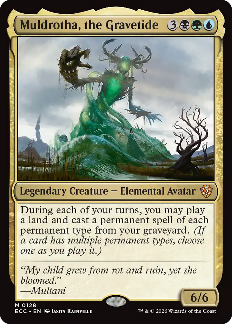 Muldrotha, the Gravetide [Lorwyn Eclipsed Commander] | L.A. Mood Comics and Games