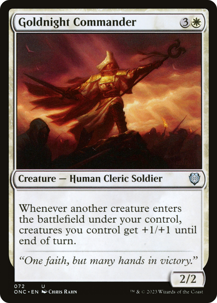 Goldnight Commander [Phyrexia: All Will Be One Commander] | L.A. Mood Comics and Games