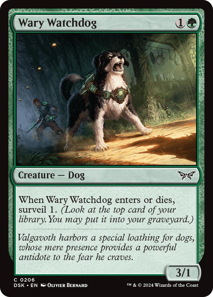 Wary Watchdog [Duskmourn: House of Horror] | L.A. Mood Comics and Games