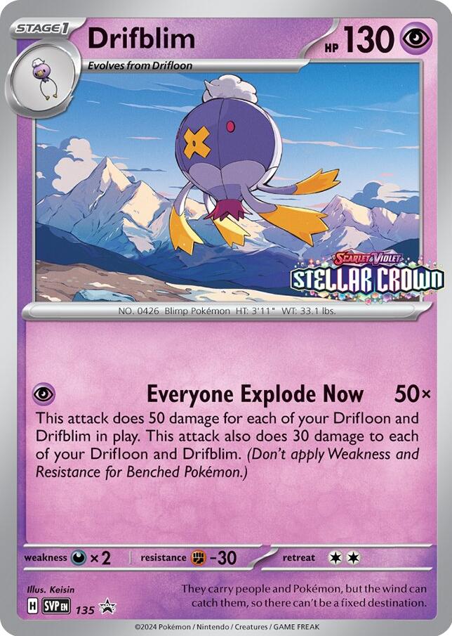 Drifblim (SVP135) [Scarlet & Violet: Black Star Promos] | L.A. Mood Comics and Games