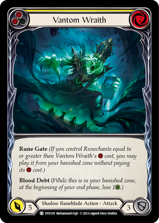 Vantom Wraith (Yellow) [DTD159] (Dusk Till Dawn) | L.A. Mood Comics and Games