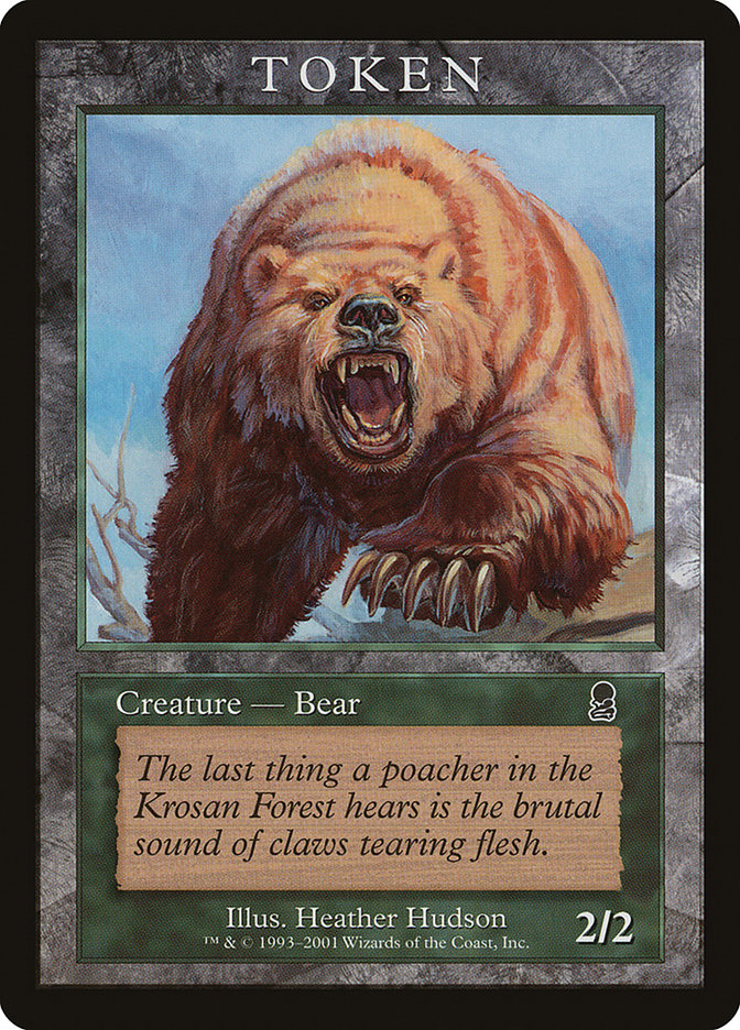 Bear Token [Magic Player Rewards 2001] | L.A. Mood Comics and Games