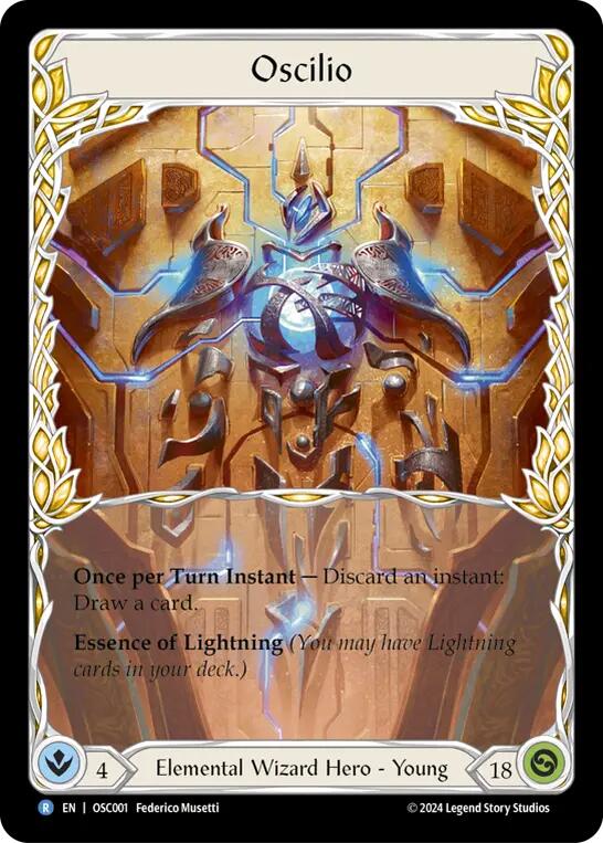Oscilio [OSC001] (Rosetta Oscilio Blitz Deck)  Rainbow Foil | L.A. Mood Comics and Games