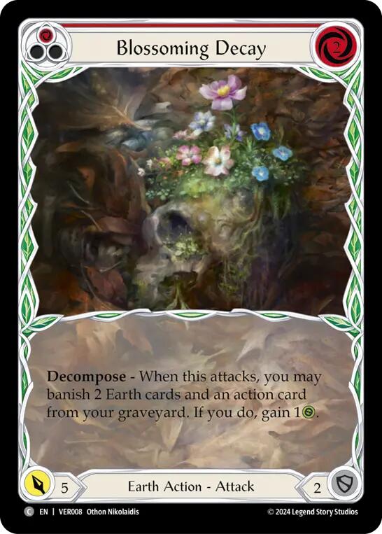 Blossoming Decay (Red) [VER008] (Rosetta Verdance Blitz Deck) | L.A. Mood Comics and Games