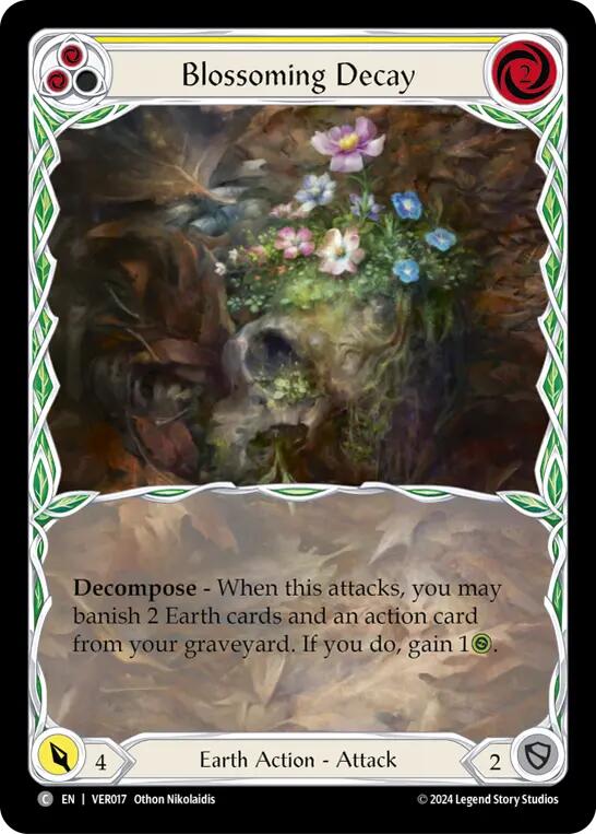 Blossoming Decay (Yellow) [VER017] (Rosetta Verdance Blitz Deck) | L.A. Mood Comics and Games