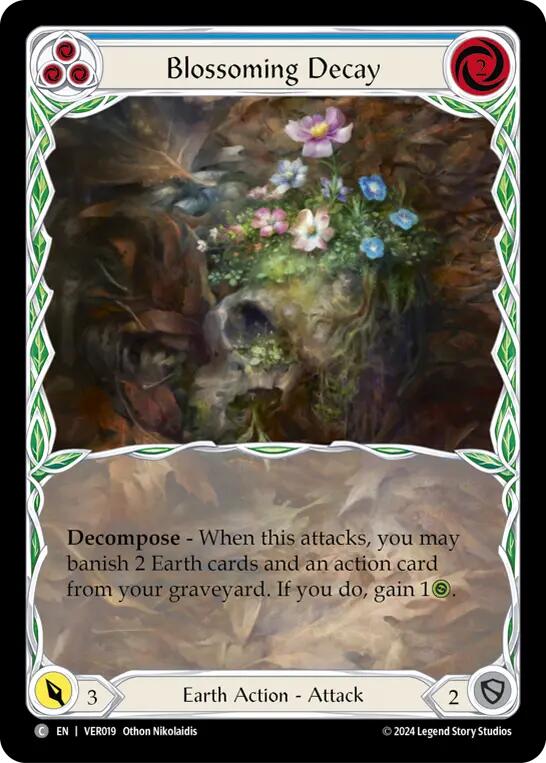 Blossoming Decay (Blue) [VER019] (Rosetta Verdance Blitz Deck) | L.A. Mood Comics and Games