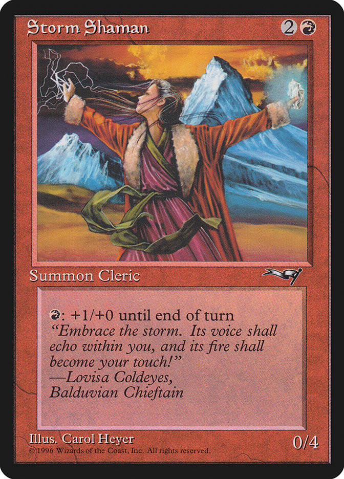 Storm Shaman (Female) [Alliances] | L.A. Mood Comics and Games
