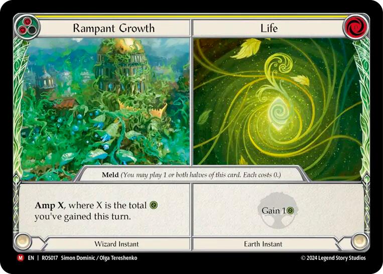 Rampant Growth // Life (Normal) [ROS017] (Rosetta) | L.A. Mood Comics and Games