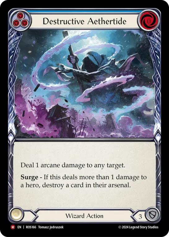 Destructive Aethertide [ROS166] (Rosetta)  Rainbow Foil | L.A. Mood Comics and Games