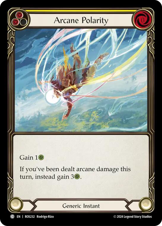 Arcane Polarity (Yellow) [ROS232] (Rosetta)  Rainbow Foil | L.A. Mood Comics and Games