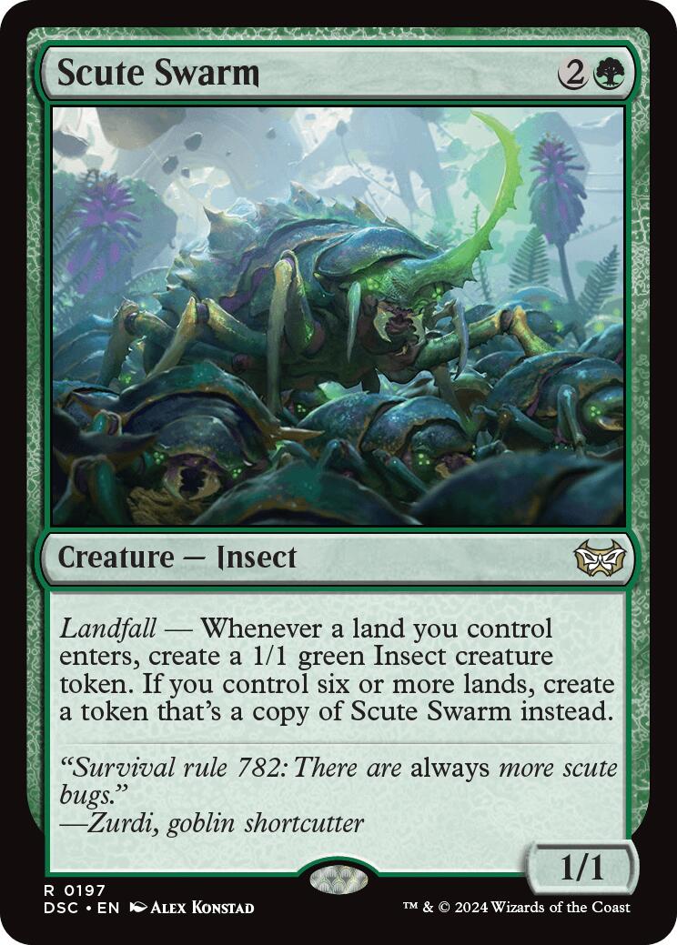 Scute Swarm [Duskmourn: House of Horror Commander] | L.A. Mood Comics and Games