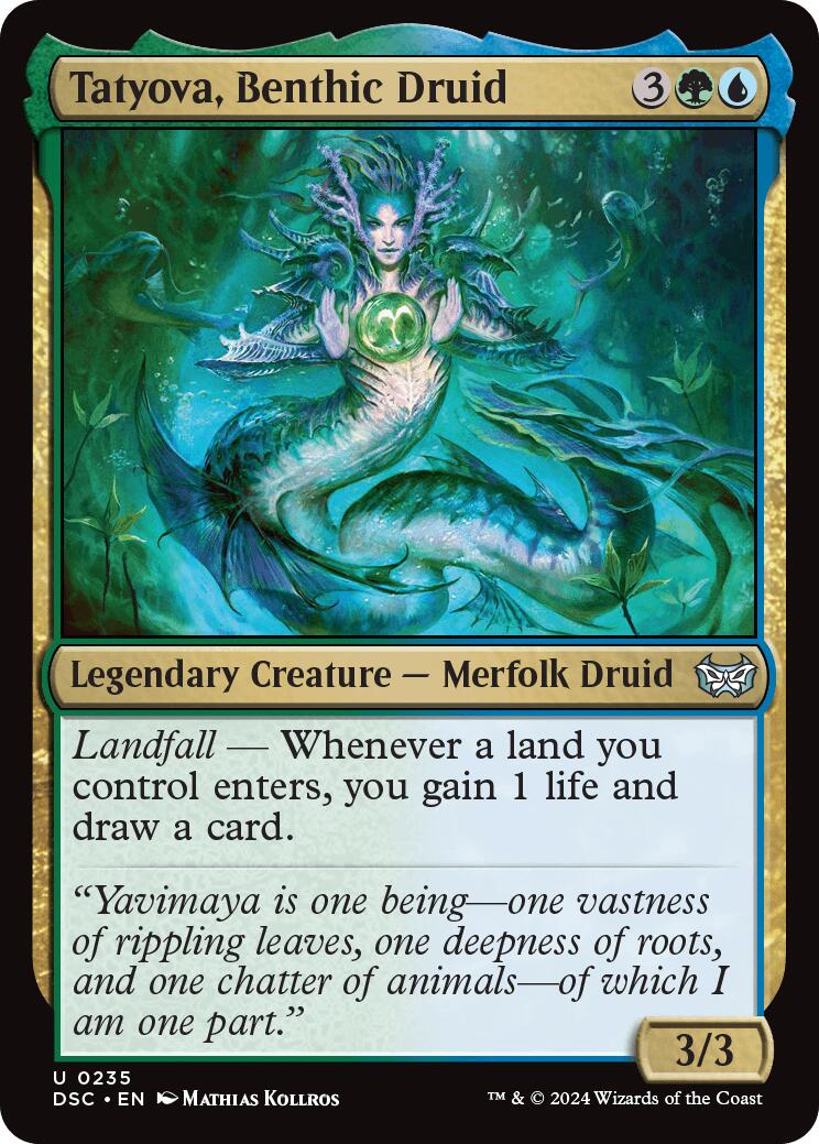 Tatyova, Benthic Druid [Duskmourn: House of Horror Commander] | L.A. Mood Comics and Games