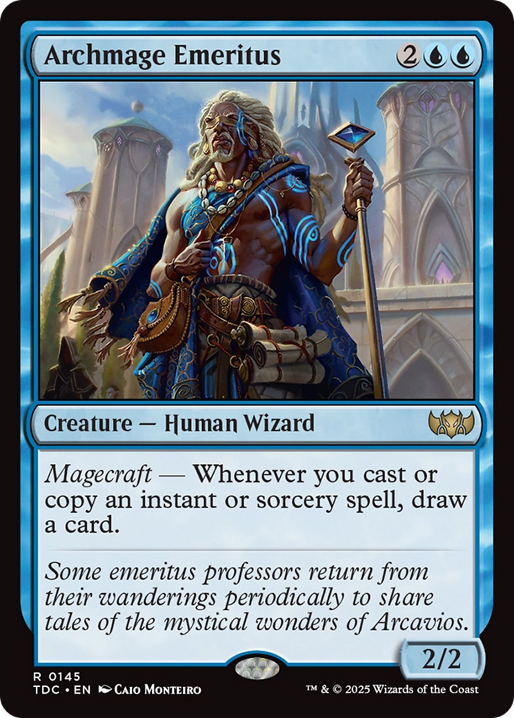 Archmage Emeritus [Tarkir: Dragonstorm Commander] | L.A. Mood Comics and Games