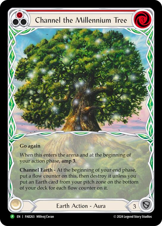 Channel the Millennium Tree [FAB263] (Promo)  Cold Foil | L.A. Mood Comics and Games