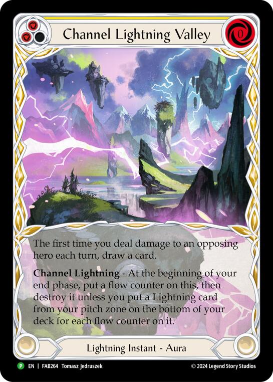 Channel Lightning Valley [FAB264] (Promo)  Cold Foil | L.A. Mood Comics and Games