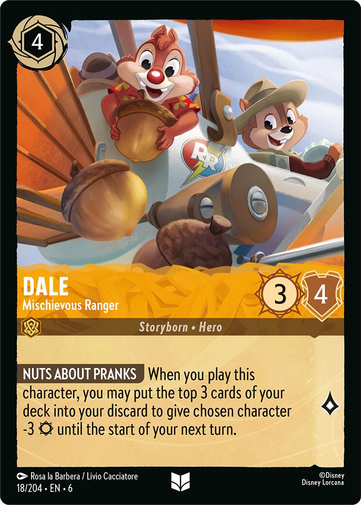 Dale - Mischievous Ranger (18/204) [Azurite Sea] | L.A. Mood Comics and Games