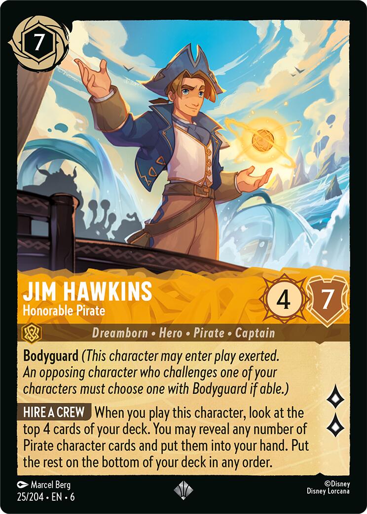 Jim Hawkins - Honorable Pirate (25/204) [Azurite Sea] | L.A. Mood Comics and Games