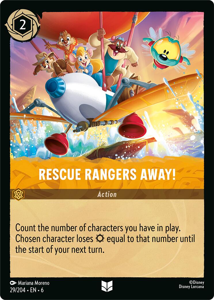 Rescue Rangers Away! (29/204) [Azurite Sea] | L.A. Mood Comics and Games