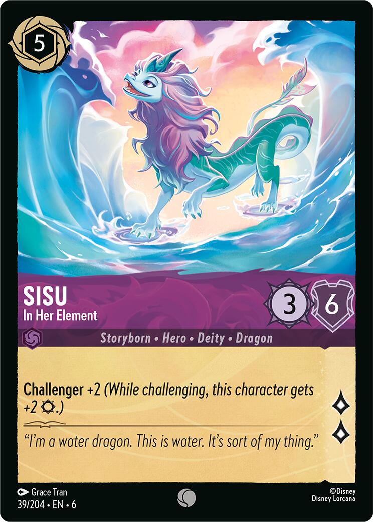 Sisu - In Her Element (39/204) [Azurite Sea] | L.A. Mood Comics and Games