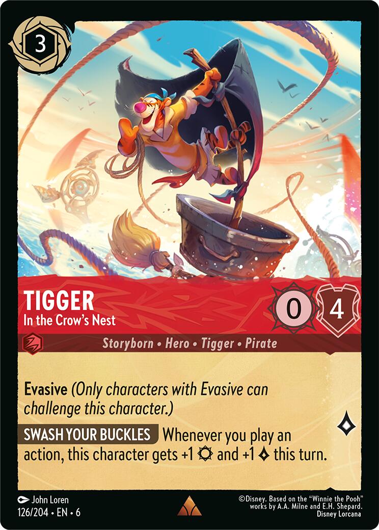 Tigger - In the Crow's Nest (126/204) [Azurite Sea] | L.A. Mood Comics and Games
