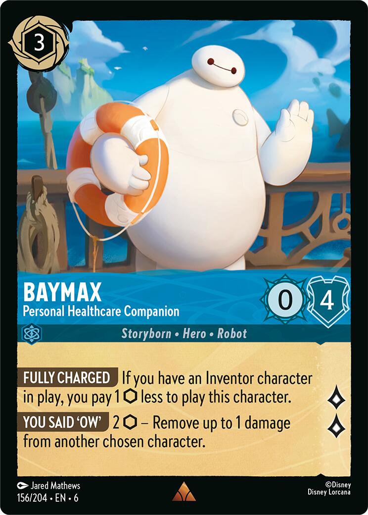 Baymax - Personal Healthcare Companion (156/204) [Azurite Sea] | L.A. Mood Comics and Games