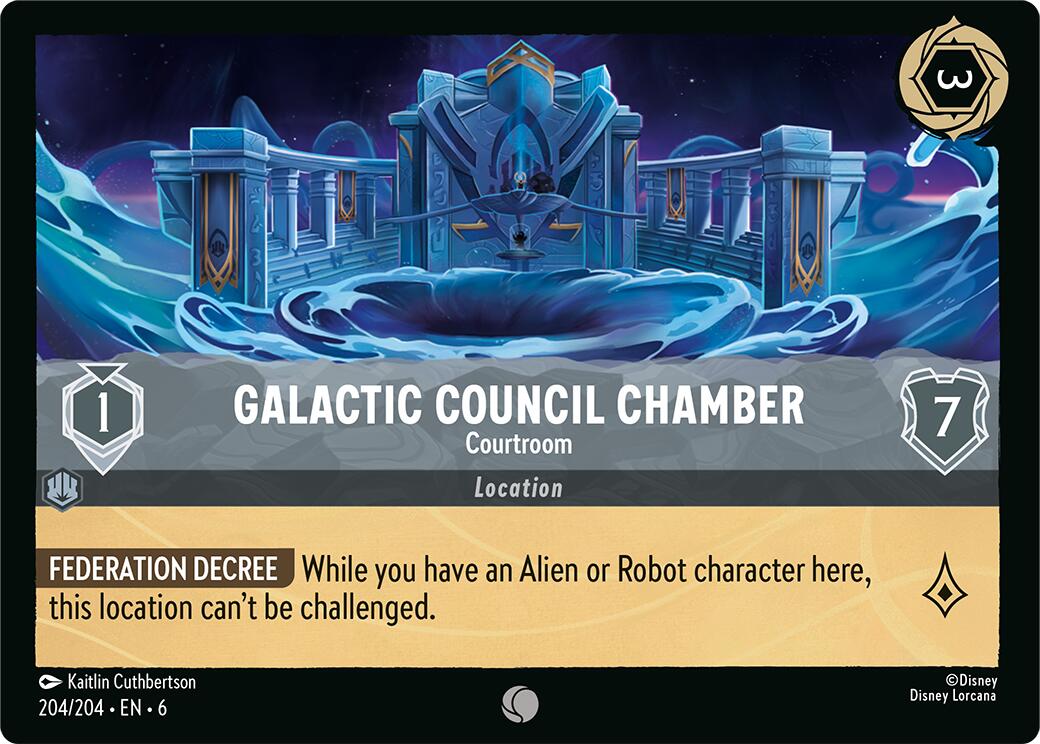 Galactic Council Chamber - Courtroom (204/204) [Azurite Sea] | L.A. Mood Comics and Games