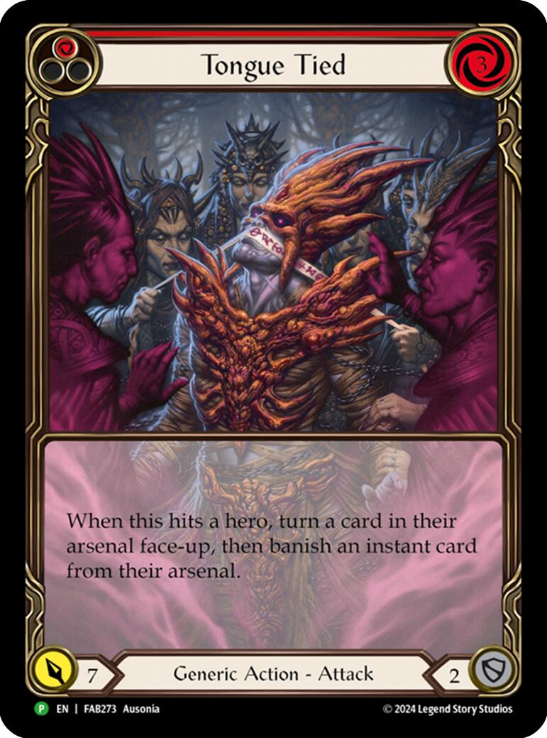 Tongue Tied (Extended Art) [FAB273] (Rosetta)  Rainbow Foil | L.A. Mood Comics and Games