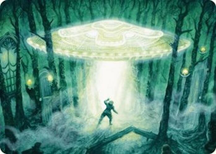 Unidentified Hovership Art Card [Duskmourn: House of Horror Art Series] | L.A. Mood Comics and Games