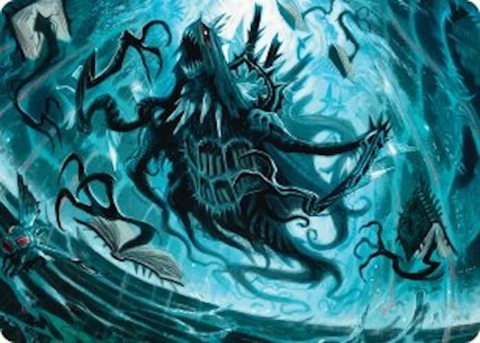 Overlord of the Floodpits Art Card [Duskmourn: House of Horror Art Series] | L.A. Mood Comics and Games