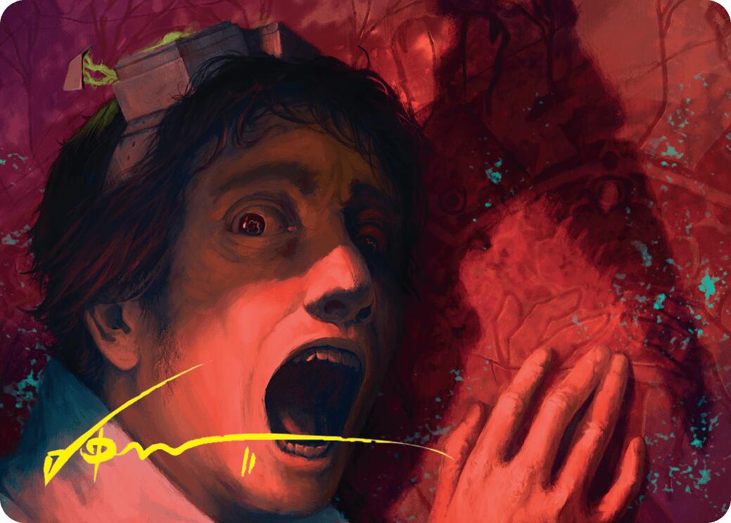 Murder Art Card (Gold-Stamped Signature) [Duskmourn: House of Horror Art Series] | L.A. Mood Comics and Games