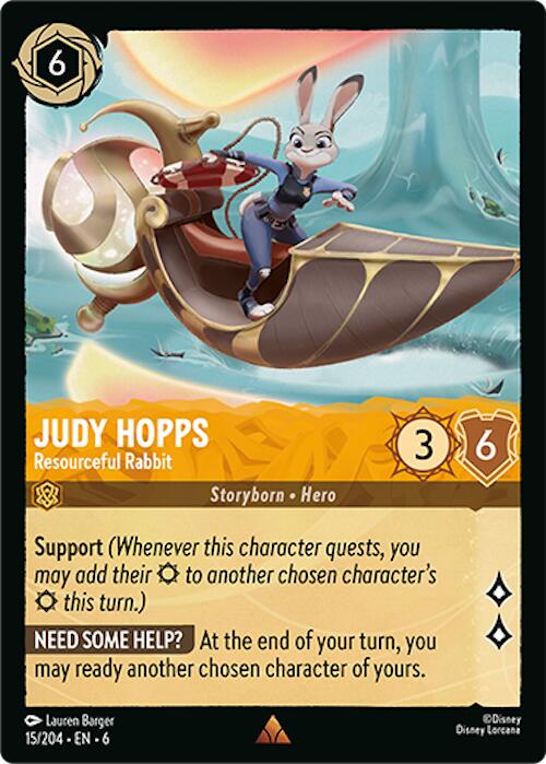 Judy Hopps - Resourceful Rabbit (15/204) [Azurite Sea] | L.A. Mood Comics and Games