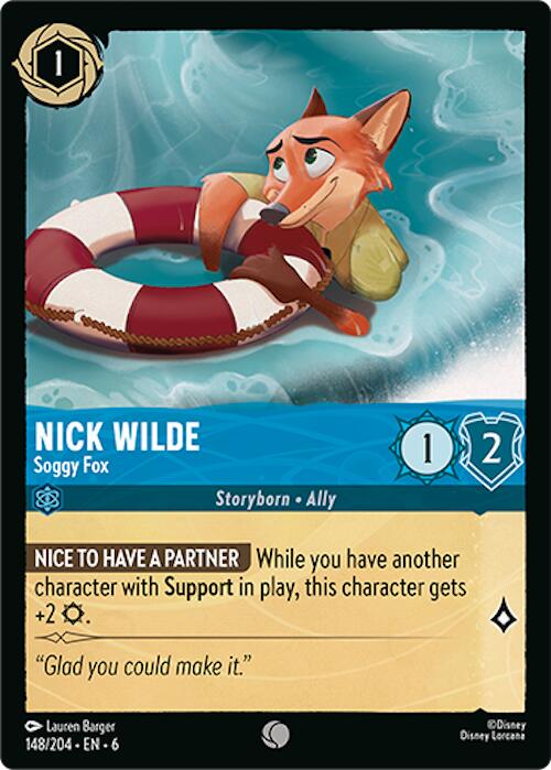 Nick Wilde - Soggy Fox (148/204) [Azurite Sea] | L.A. Mood Comics and Games